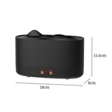 Maxbell Air Humidifier Decoration Night Light Air Purifier Office Black