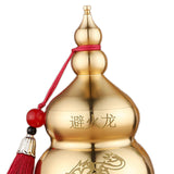 Maxbell Chinese Copper Gourd Crafts Household Office Ornament table Decor red