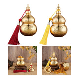 Maxbell Chinese Copper Gourd Crafts Household Office Ornament table Decor red