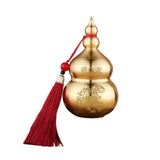 Maxbell Chinese Copper Gourd Crafts Household Office Ornament table Decor red