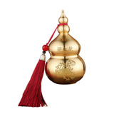 Maxbell Chinese Copper Gourd Crafts Household Office Ornament table Decor red