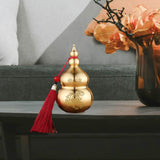 Maxbell Chinese Copper Gourd Crafts Household Office Ornament table Decor red