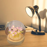 Maxbell Tulip Night Light DIY Battery Operated with Dome Bedroom Decoration 20 flowers