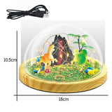 Maxbell Dinosaur Night Light Handmade DIY Materials Ornament for Desktop Living Room
