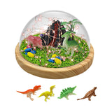 Maxbell Dinosaur Night Light Handmade DIY Materials Ornament for Desktop Living Room