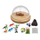 Maxbell Dinosaur Night Light Handmade DIY Materials Ornament for Desktop Living Room