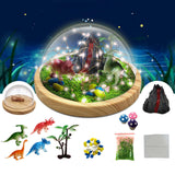 Maxbell Dinosaur Night Light Handmade DIY Materials Ornament for Desktop Living Room
