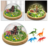 Maxbell Dinosaur Night Light Handmade DIY Materials Ornament for Desktop Living Room