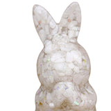 Maxbell Stone Bunny Sculpture Shop Desktop New Year Festive Rabbit Statues Figurines White