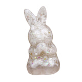 Maxbell Stone Bunny Sculpture Shop Desktop New Year Festive Rabbit Statues Figurines White