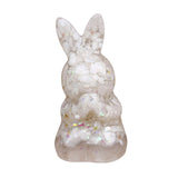 Maxbell Stone Bunny Sculpture Shop Desktop New Year Festive Rabbit Statues Figurines White