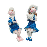 Maxbell Mediterranean Style Statue Decor Shelf Craft Decorative Sailboat Home Model