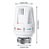 Maxbell 3/4/6Pcs Thermostatic Valve Replacement Temperature Controller Adjustable 6PCS