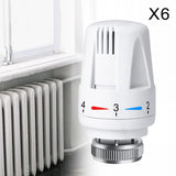 Maxbell 3/4/6Pcs Thermostatic Valve Replacement Temperature Controller Adjustable 6PCS