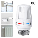 Maxbell 3/4/6Pcs Thermostatic Valve Replacement Temperature Controller Adjustable 6PCS