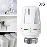 Maxbell 3/4/6Pcs Thermostatic Valve Replacement Temperature Controller Adjustable 6PCS