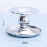 Maxbell Metal Candle Holder Decorative Collectible for Hotel Fireplace Dinner Table