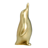 Maxbell Penguin Statue Resin Figurine Art Works Craft for Bookcase Home Decoration Aureate