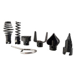 Maxbell 7 Pieces Drain Machine Cutter Heads Detachable Auger for Sewer Machine