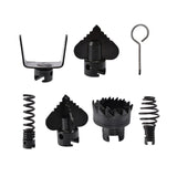 Maxbell 7 Pieces Drain Machine Cutter Heads Detachable Auger for Sewer Machine