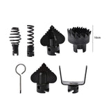 Maxbell 7 Pieces Drain Machine Cutter Heads Detachable Auger for Sewer Machine