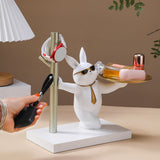 Maxbell Rabbit Storage Tray Resin Ornament Sundries Container for Entryway Cabinet