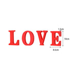 Maxbell Love Sign Decoration Freestanding Ornament for Xmas Party Table Decor LOVE