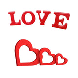 Maxbell Love Sign Decoration Freestanding Ornament for Xmas Party Table Decor LOVE