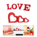 Maxbell Love Sign Decoration Freestanding Ornament for Xmas Party Table Decor LOVE