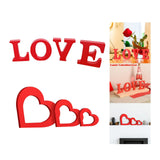 Maxbell Love Sign Decoration Freestanding Ornament for Xmas Party Table Decor LOVE