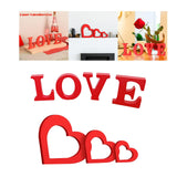 Maxbell Love Sign Decoration Freestanding Ornament for Xmas Party Table Decor LOVE