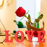 Maxbell Love Sign Decoration Freestanding Ornament for Xmas Party Table Decor LOVE