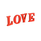 Maxbell Love Sign Decoration Freestanding Ornament for Xmas Party Table Decor LOVE