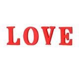 Maxbell Love Sign Decoration Freestanding Ornament for Xmas Party Table Decor LOVE