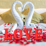Maxbell Love Sign Decoration Freestanding Ornament for Xmas Party Table Decor LOVE