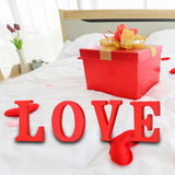 Maxbell Love Sign Decoration Freestanding Ornament for Xmas Party Table Decor LOVE