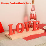 Maxbell Love Sign Decoration Freestanding Ornament for Xmas Party Table Decor LOVE