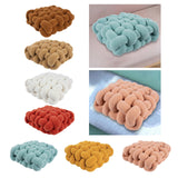 Maxbell Modern Knot Cushion Soft Mat Creative Throw Pillows for Cafe Bedroom Decor Dark Brown