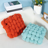 Maxbell Modern Knot Cushion Soft Mat Creative Throw Pillows for Cafe Bedroom Decor Dark Brown