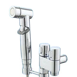 Maxbell Handheld Bidet Sprayer Spray Head Bracket for Toilet Spray Hotel Washing Car Argent