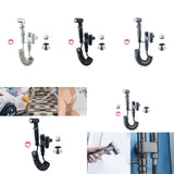 Maxbell Handheld Bidet Sprayer Spray Head Bracket for Toilet Spray Hotel Washing Car Argent