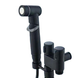 Maxbell Handheld Bidet Sprayer Spray Head Bracket for Toilet Spray Hotel Washing Car Black