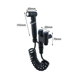 Maxbell Handheld Bidet Sprayer Spray Head Bracket for Toilet Spray Hotel Washing Car Black