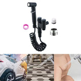 Maxbell Handheld Bidet Sprayer Spray Head Bracket for Toilet Spray Hotel Washing Car Black