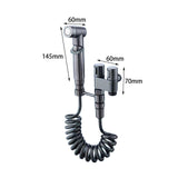 Maxbell Handheld Bidet Sprayer Spray Head Bracket for Toilet Spray Hotel Washing Car Gray