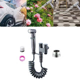 Maxbell Handheld Bidet Sprayer Spray Head Bracket for Toilet Spray Hotel Washing Car Gray