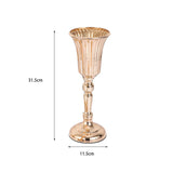 Maxbell Iron Flowers Vase Flower Arrangement Flowerpot for Hotel Office Decoration M