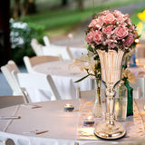 Maxbell Iron Flowers Vase Flower Arrangement Flowerpot for Hotel Office Decoration M