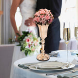 Maxbell Iron Flowers Vase Flower Arrangement Flowerpot for Hotel Office Decoration M