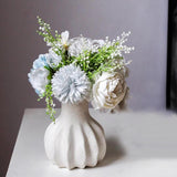 Maxbell Ceramic Flowers Vase Flower Container Flowerpot for Desktop Cabinet Decor S